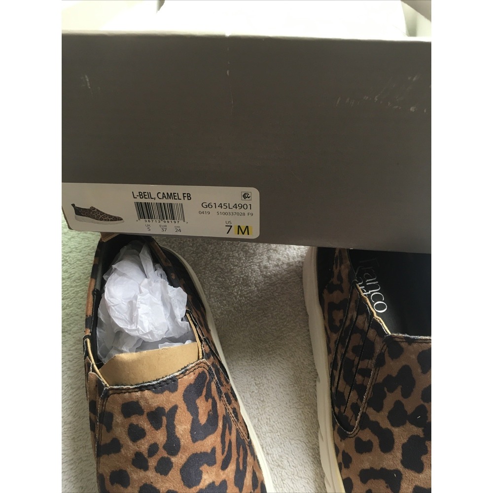 Womens Franco Sarto Beil Slip On Sneaker - Camel Fabric, Size 7 M US - Picture 5 of 5